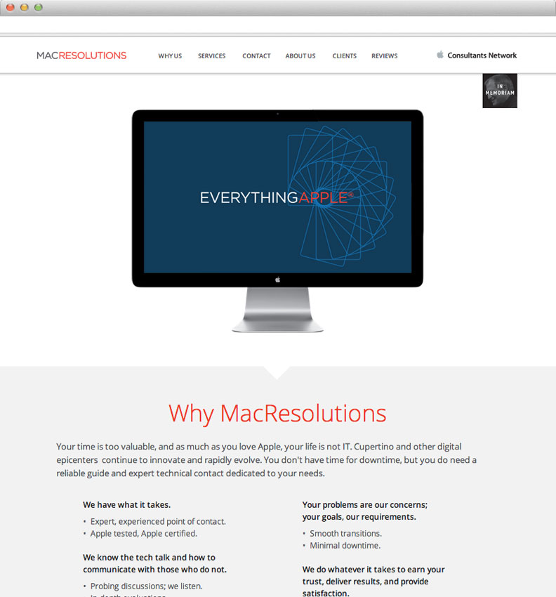 MacResolutions Website