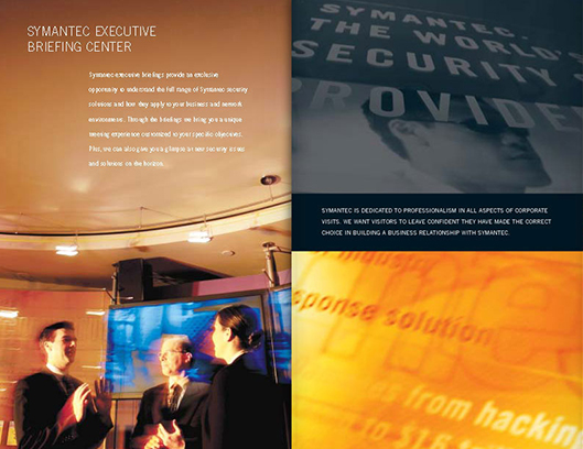 Symantec Executive Briefing Center Tri-fold Brochure