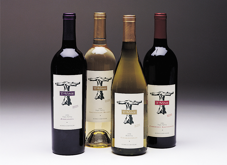 T-Vine Wine Labels